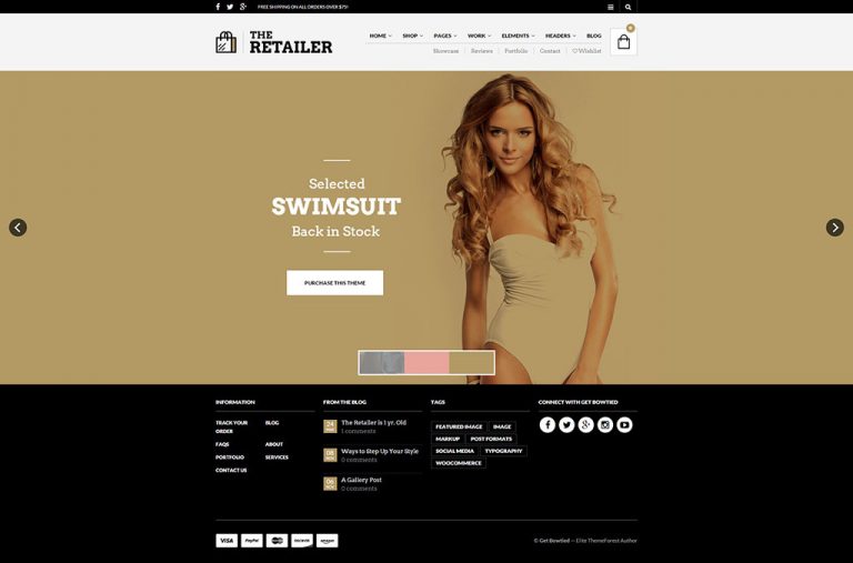 the retailer ecommerce theme