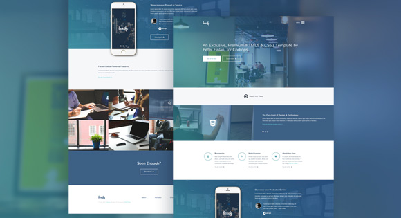 Personal website templates html5 with css3 transition