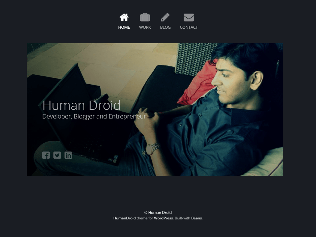 human droid wordpress theme