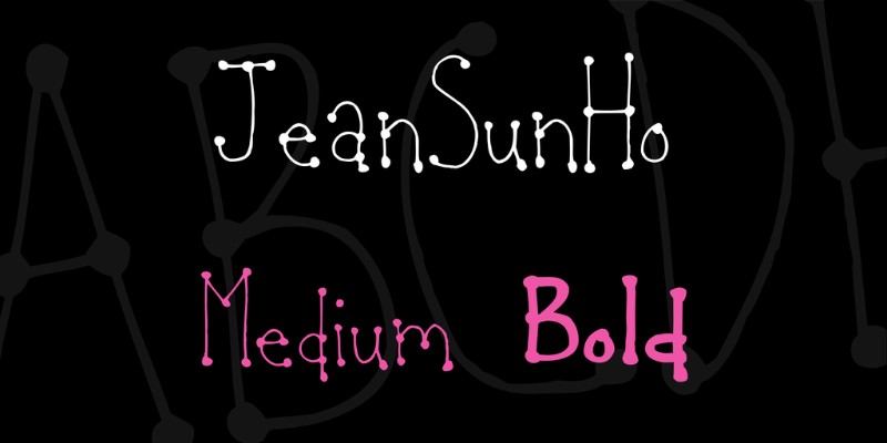 JeanSunHo Valentine Day Themed Fonts