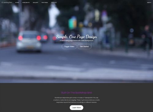 30+ One Page Website Templates built with HTML5 & CSS3 - Super Dev ...