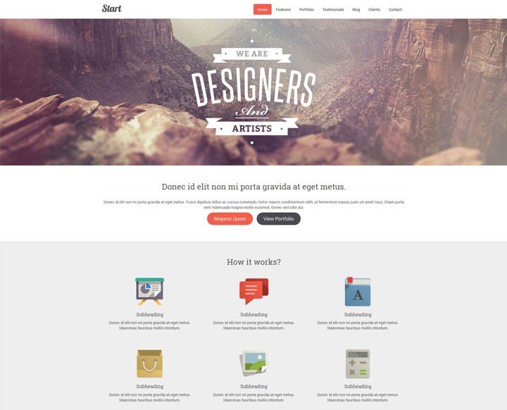 Single Page Website Template Html5 Free Download from superdevresources.com