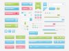Freebie: Sweet and Colorful UI Kit PSD