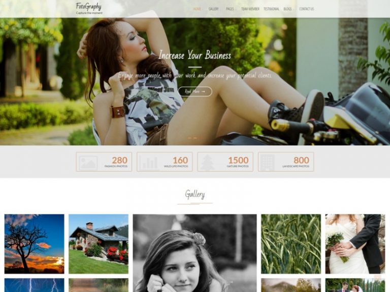 fotography wordpress theme