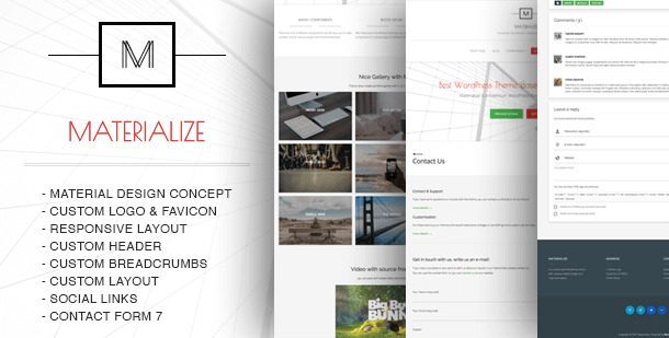 materialize-free-wordpress-theme