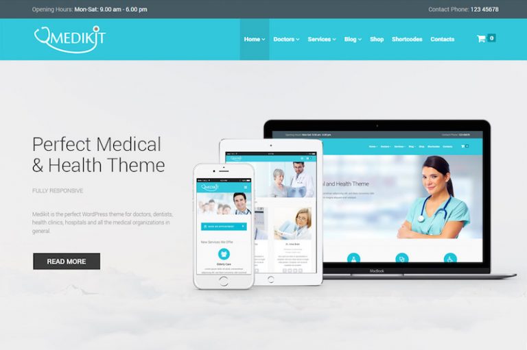 medikit medical wordpress theme