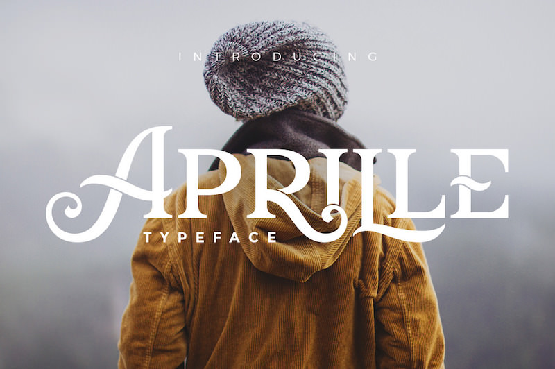 aprille-display-vintage-font