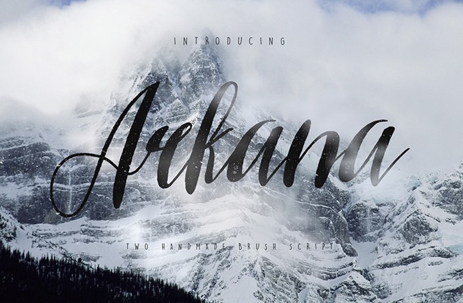 arkana-vintage-script-font