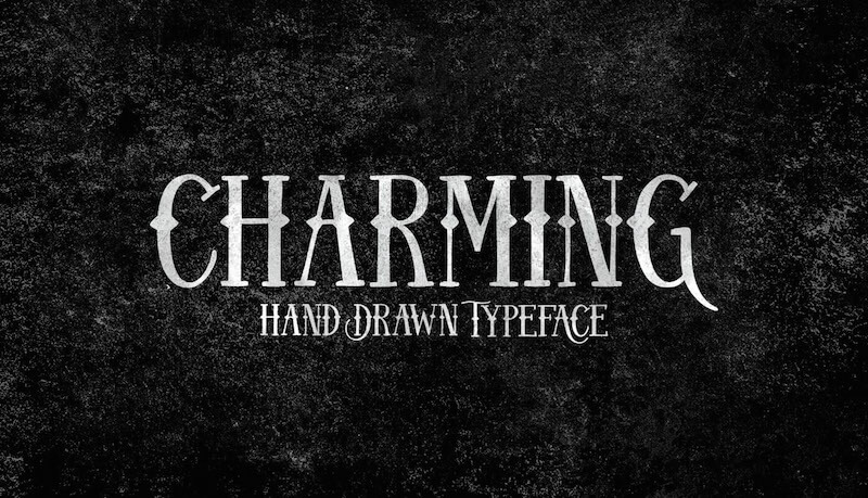 charming-handdrawn-vintage-font