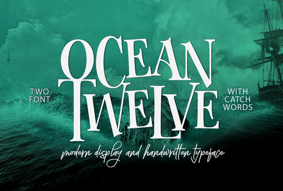 ocean twelve vintage fonts