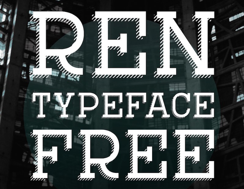 ren-free-retro-typeface