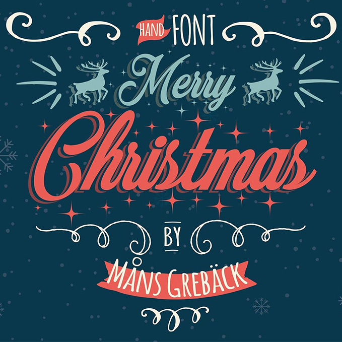 Christmas Cursive Font