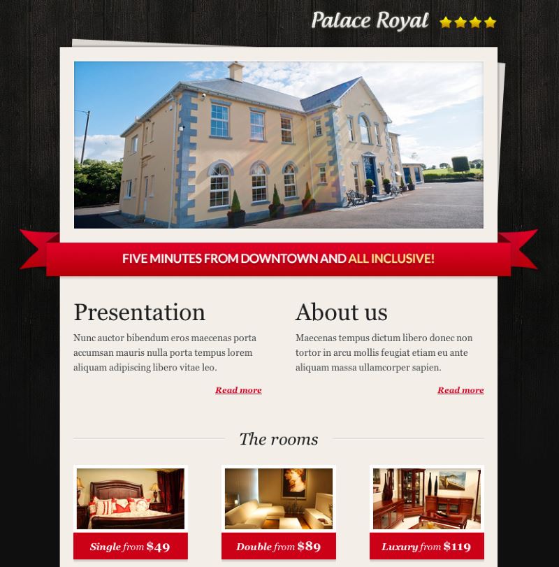 20 Professional Hotel Email Marketing and Newsletter Templates Super
