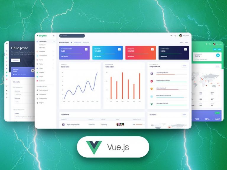 21 Best Vue.js Admin Dashboard Templates (Free Download And Premium ...