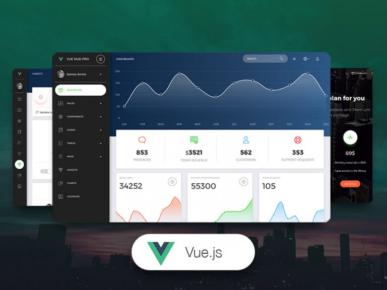 21 Best Vue.js Admin Dashboard Templates (Free Download and Premium ...