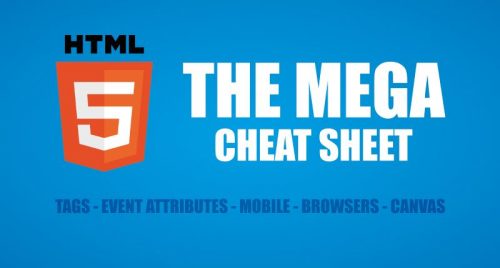 HTML5 cheat sheet
