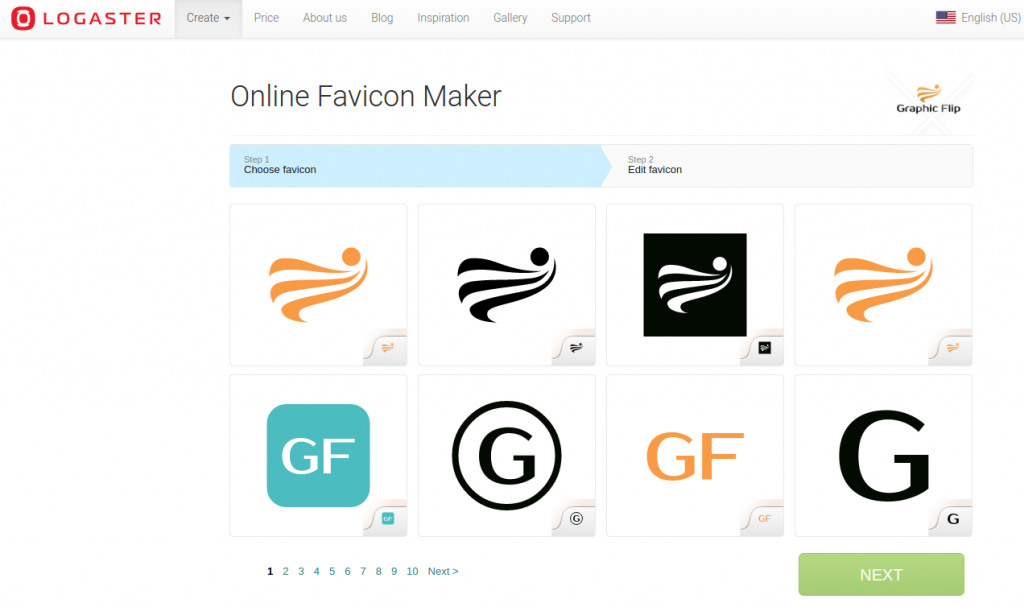 how to make a favicon gimp