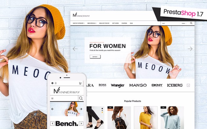 Mannerway | Fashion Clothes PrestaShop Theme 