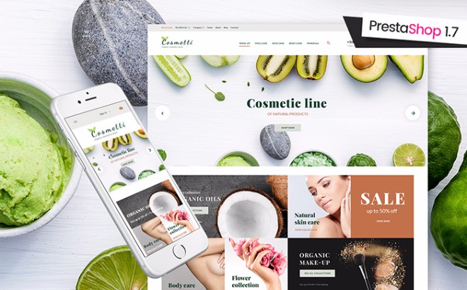 Cosmetti - Cosmetics PrestaShop Theme 