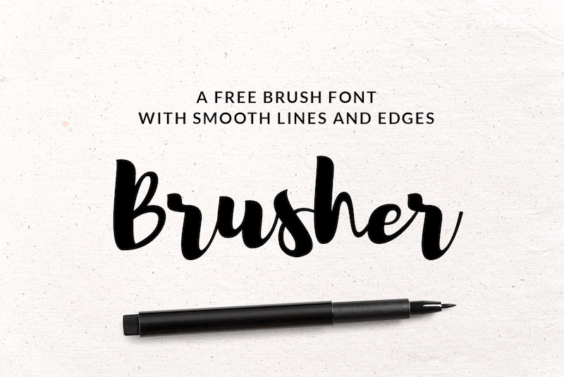 Beautifully Imperfect Free Brush Fonts For Designers | My XXX Hot Girl