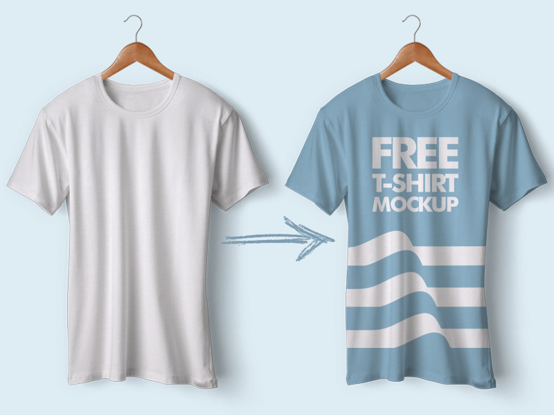 Free Women's T-Shirt Mockup PSD Set – Free PSD Templates