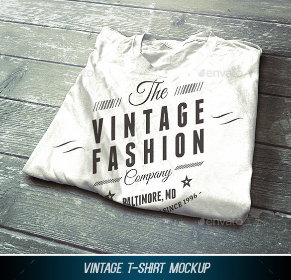 Template for vintage tshirt design