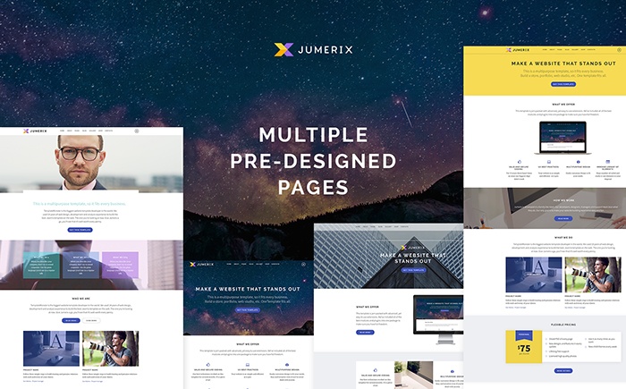 Jumerix - Multipurpose Joomla Template 