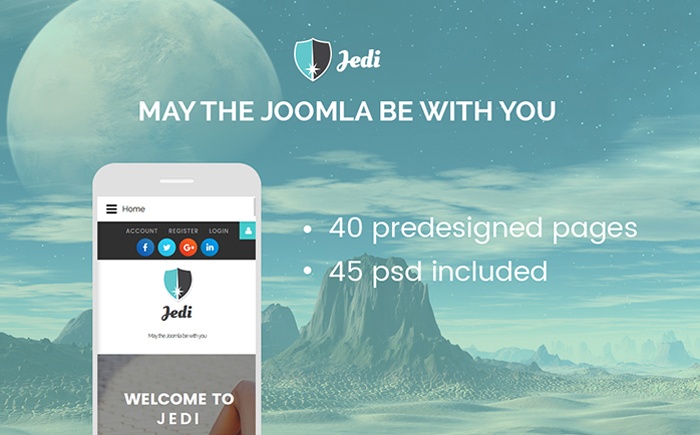 Jedi - Multifunctional Joomla Template 