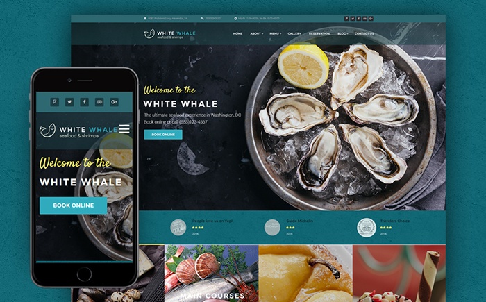 ale - Seafood Restaurant WordPress Theme