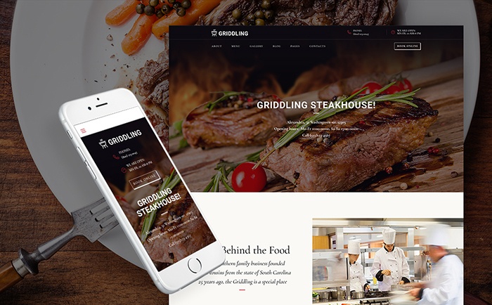 p; Barbecue Restaurant WordPress Theme