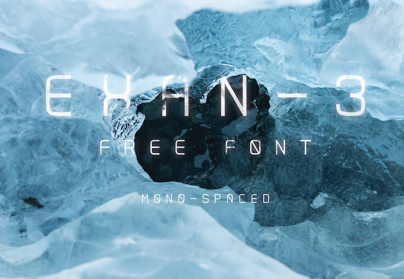 Exan 3 - Free Monospaced Futuristic Font