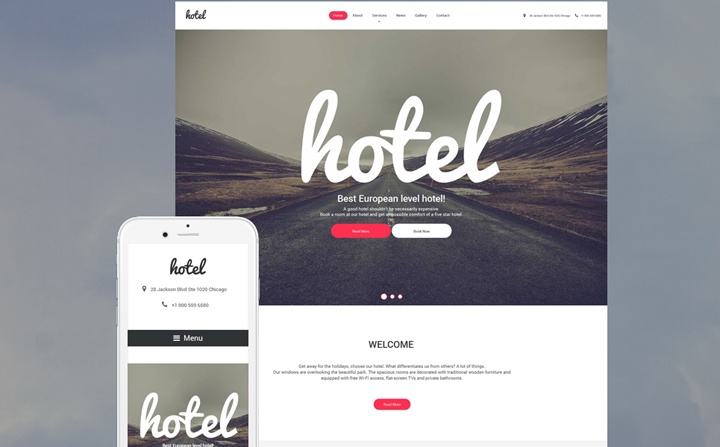 Hostel WordPress Theme 