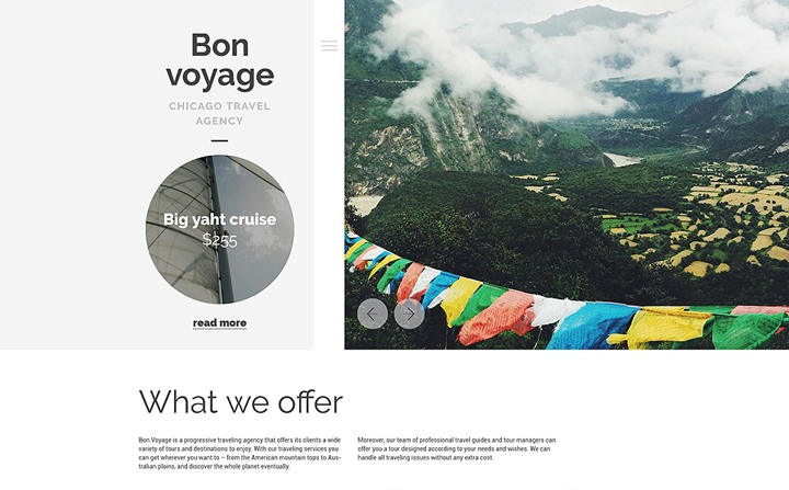 Traveling WordPress Theme 