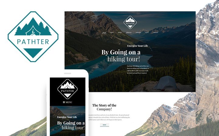 Hiking Trips & Camping WordPress Theme 