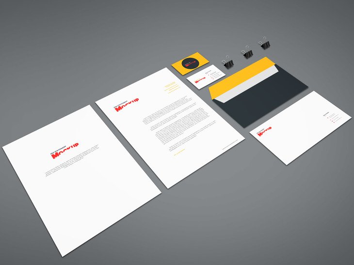 Download 15 Free Branding Mockups PSD with Stationery Items - Super Dev Resources