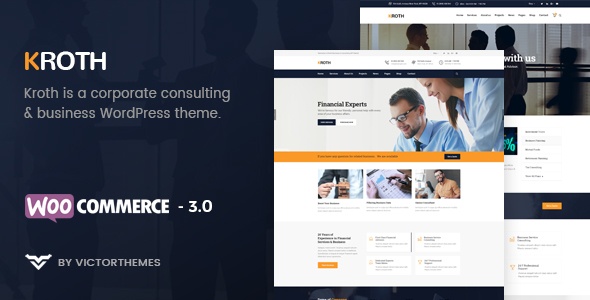 Kroth - Business/Consulting WordPress Theme