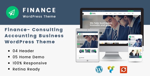 Finance - Consulting, Accounting WordPress Theme