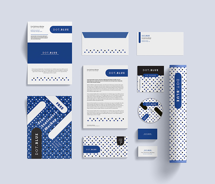 15 Free Branding Mockups PSD with Stationery Items - Super ...