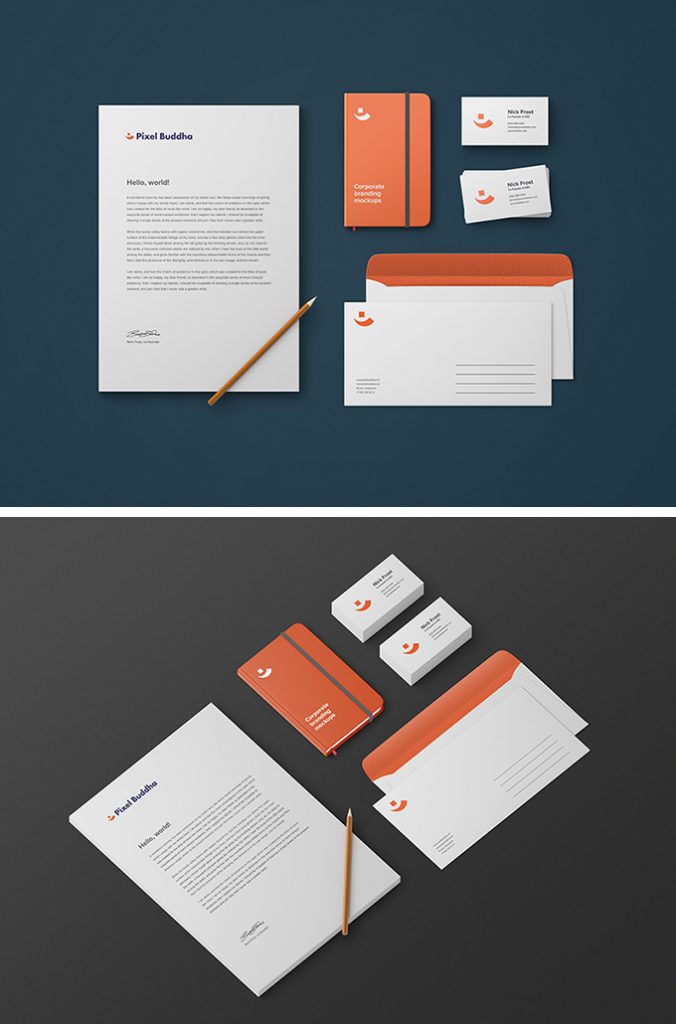 Download 15 Free Branding Mockups PSD with Stationery Items - Super ...