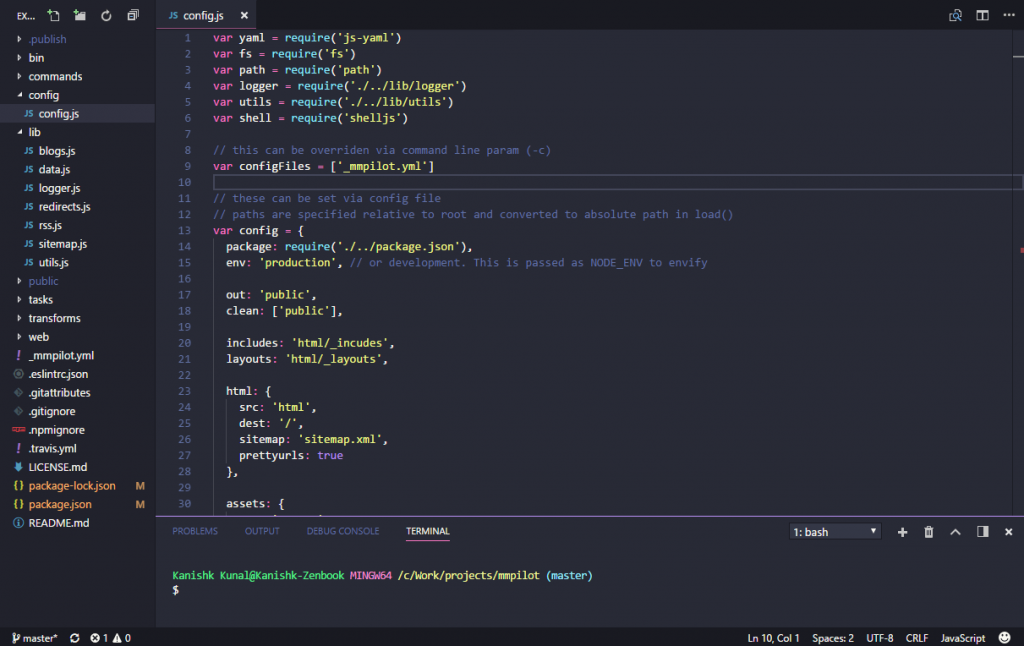 wes bos visual studio code theme lint