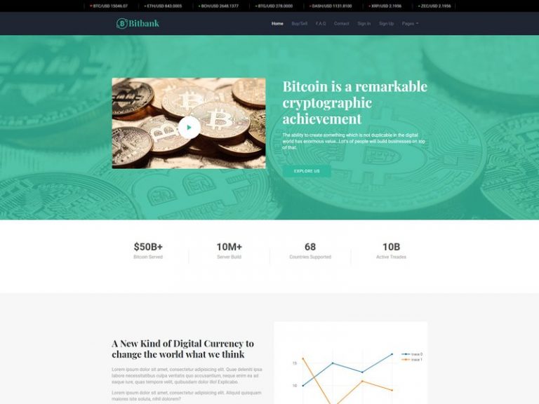 btc website templates