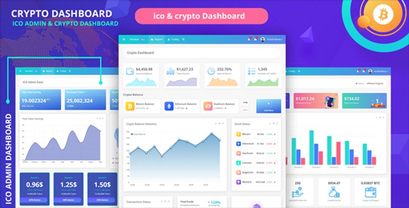 Tokenizer Crypto Dashboard Template