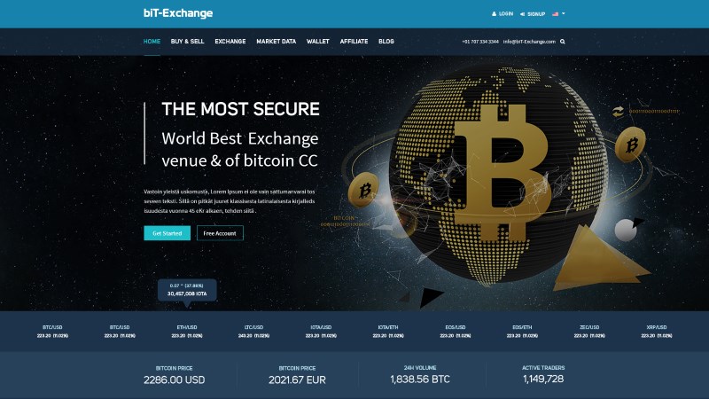 18 Best Bitcoin & Cryptocurrency Website Templates & Themes - Super Dev Resources