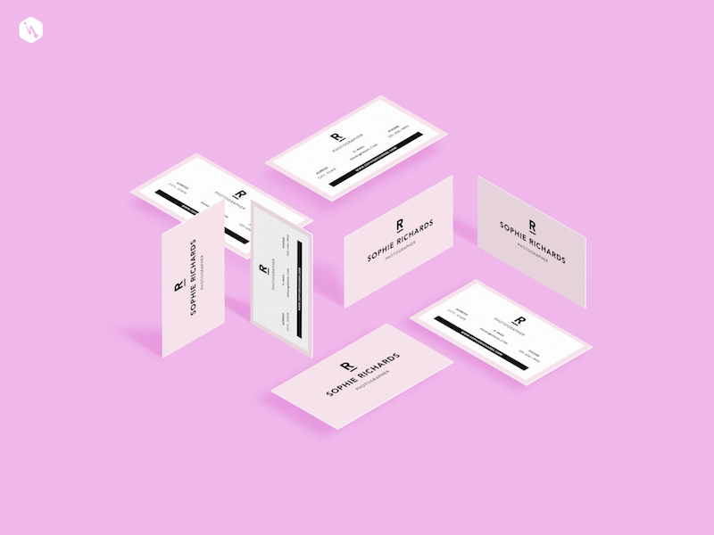 Download 20 Free Business Card PSD Mockups - Super Dev Resources