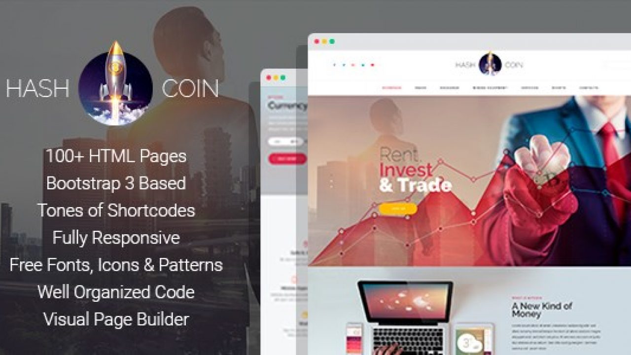 17 Best Bitcoin Cryptocurrency Website Templates Themes Super - 