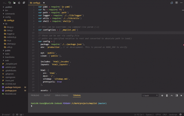 wes bos visual studio code theme lint