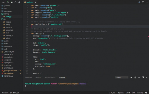 wes bos visual studio code theme lint