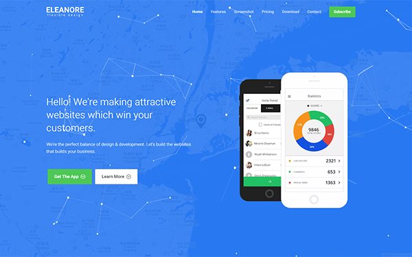 15 Mobile App Landing Page Templates Built With Bootstrap Super Dev Resources