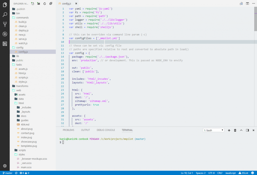 visual studio code or atom for mac