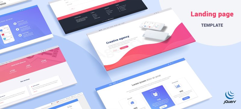 mdb landing page template